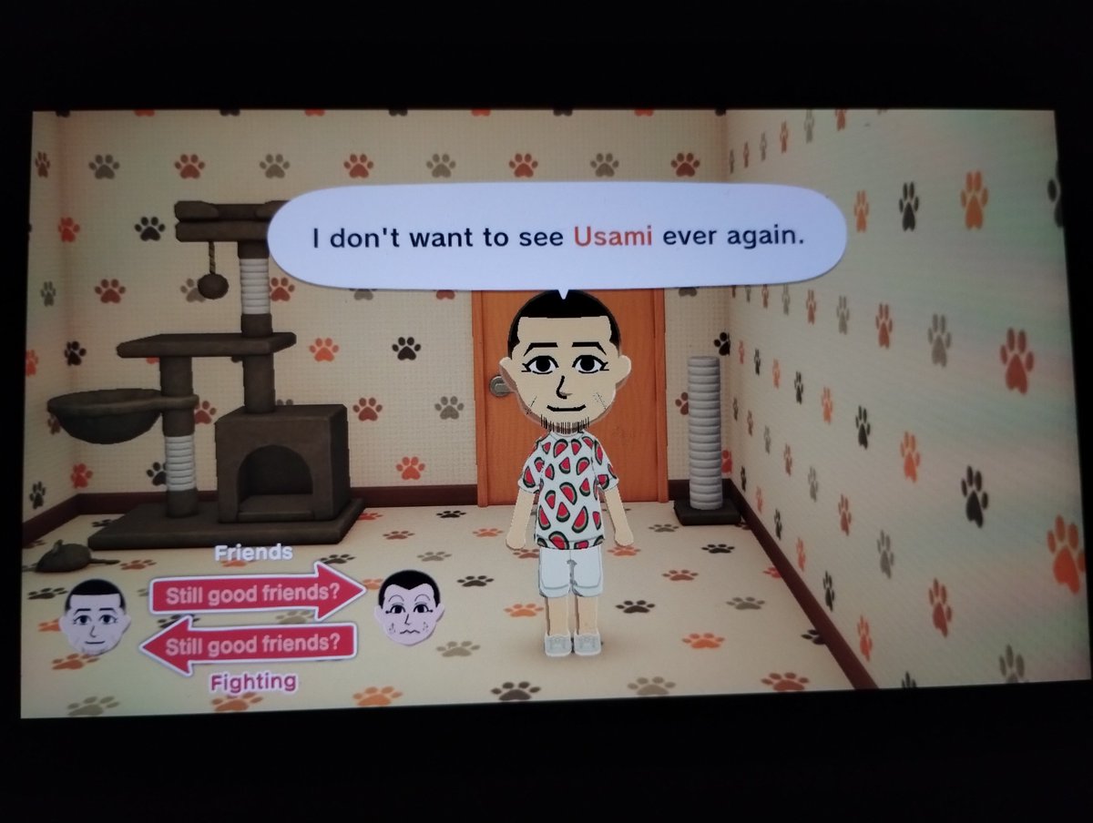 nosleephashira's tweet photo. *cackles &amp; cries* Nintendo how did you know? (Also I made Ogata at 5 a.m. so please ignore the facial hair &amp; scars, close enough) 😂 https://t.co/UZtBV27nGv