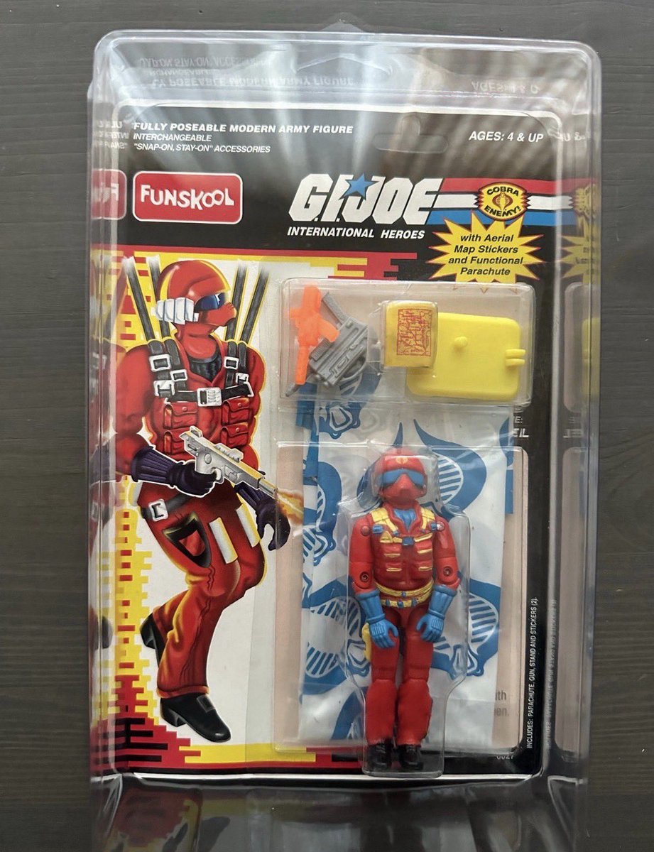 GIJoeRepairShop's tweet photo. From #JoeFest 2025: Funskool Wild Weasel!
#GIJoe #YoJoe #ARAH #80s #80sToys #ActionFigures #Collectibles #GIJoeCollector #GIJoePhotography #JoeNation #ToyPhotography #VintageToys #Cobra https://t.co/fxsSjNIgiv
