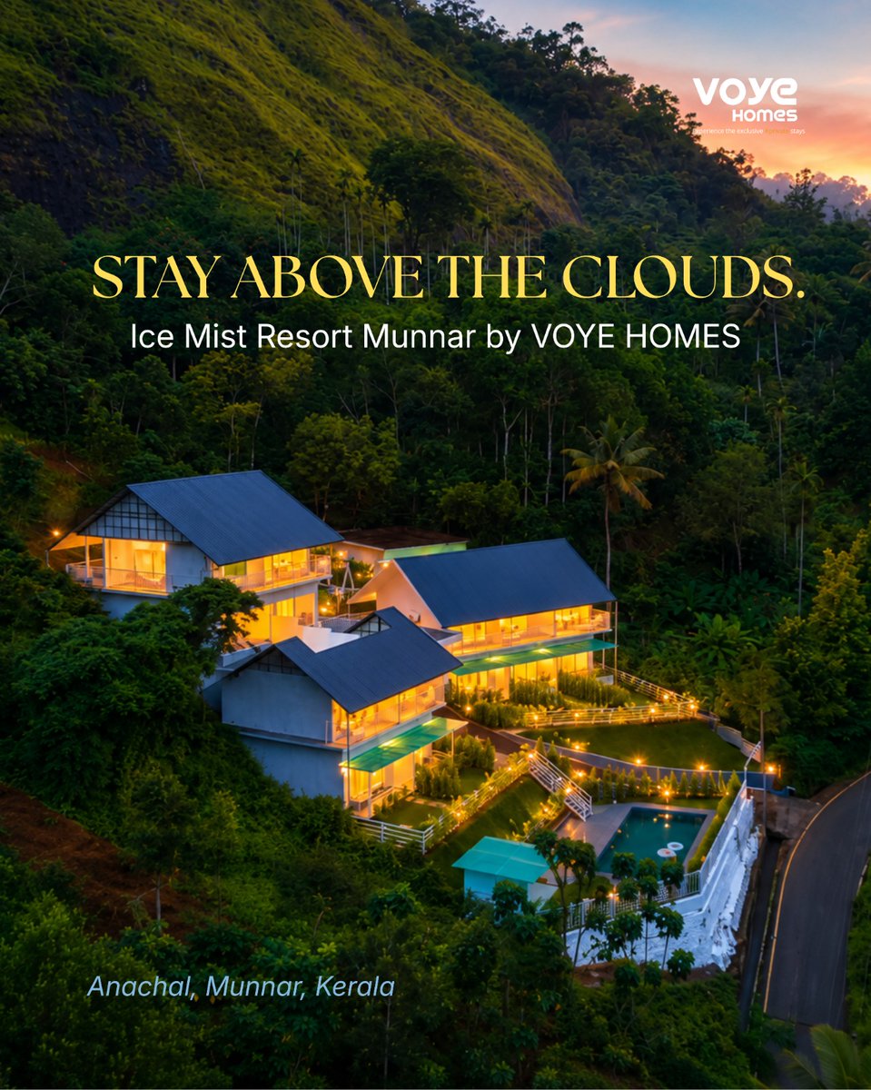 HomesVoye's tweet photo. 📍Ice Mist Resort Munnar by VOYE HOMES 
Anachal, Munnar, Kerala

🌐 https://t.co/CvTp6QLxvC

📲 Book Your Stay
 📞 9539690660 | 🌐 https://t.co/0TCoIDWz2p

Follow us on: 
 https://t.co/pw0FOLZIO0 https://t.co/sTEp0rhqlz
