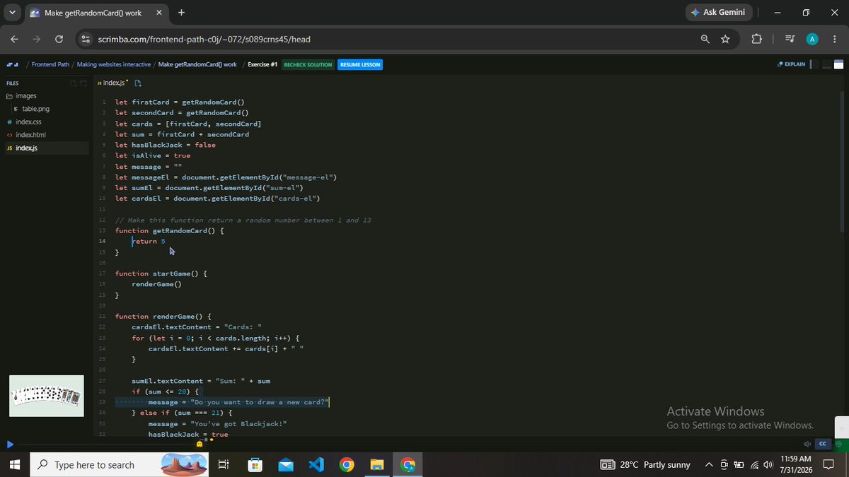 tan_codez's tweet photo. Day 316 of my tech journey:
.Math.random() for generating random numbers
.Math.floor() to round down decimals
Combining Math.random() + Math.floor()
.for loops and looping through arrays
.Updating the DOM with loops
Returning values from functions using return. Still moving💪. https://t.co/jGqKP7rmCy