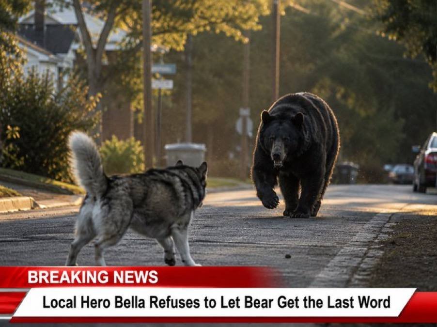 Bella The Heroic Husky tweet media