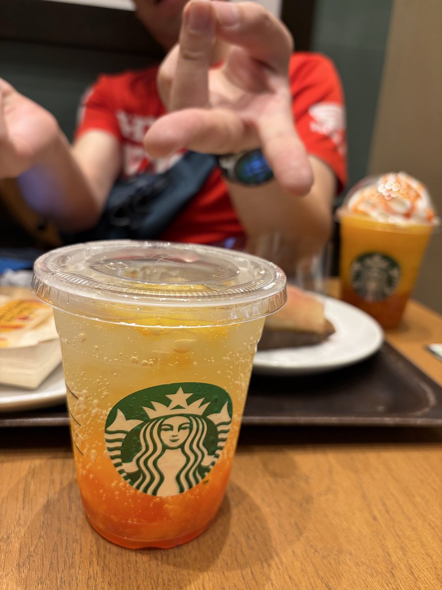 ZX453T's tweet photo. フラペチーノ飲み干せない系のよごにはありがたいソーダ https://t.co/Ruppsla88B