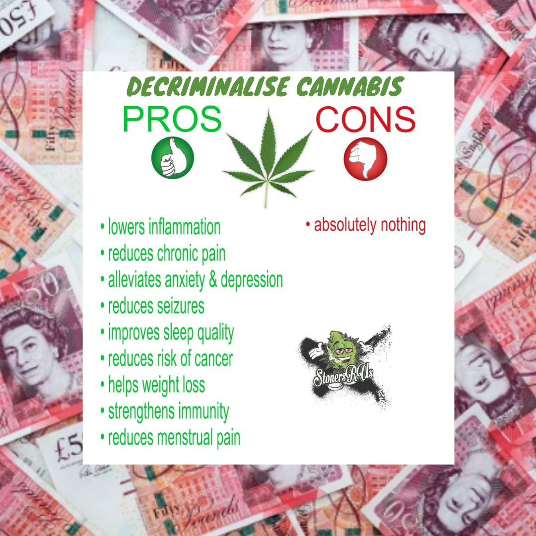 money2smoke's tweet photo. PROS AND CONS FOR CANNABIS😊#decriminalisecannabis #banprohibition #LCUK #freetheleaf #marijuana #prosandcons https://t.co/UVRB0Nlvgd