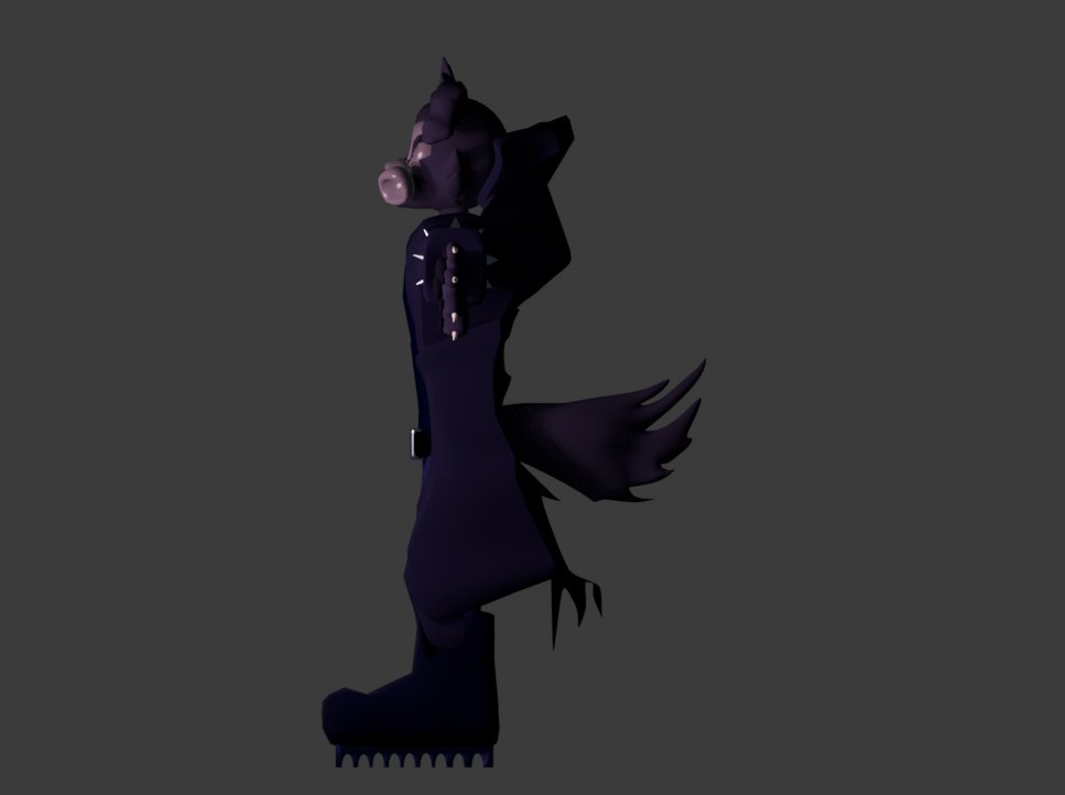 sea_cryptid's tweet photo. First enemy NPC for Feral Mind is taking shape 👹
From base mesh to full texture, spikes, gas mask, glowing red eyes and all.
#gamedev #indiedev #3dmodeling #screenshotsaturday

Enemy_1_NPC https://t.co/0caCap2FW1