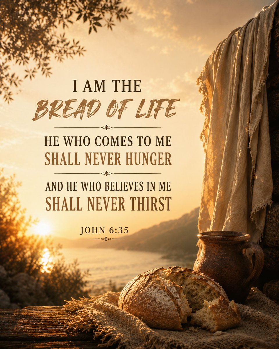John_Matthew_T's tweet photo. John 6:35

Jesus is the Bread of Life.🍞✝️ https://t.co/feu3Ul60Wf