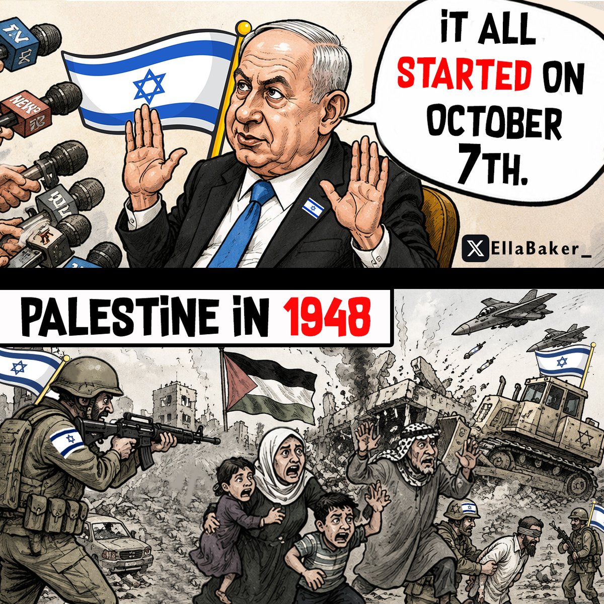 EllaBaker_'s tweet photo. Israel and the US https://t.co/PZgD32YXyi