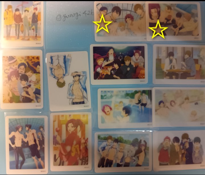 yunagi426's tweet photo. 【交換】Free! フォトカ ミニフォト ミニフォトカード 1弾 2弾 (求)画像1 (譲)画像2.3　☆はホロ
💕は💕との交換。
オケコン全会場手渡し。
 検索からもお気軽にお声掛けください。

よろしくお願いいたします。 https://t.co/ZsjT9lBQl3