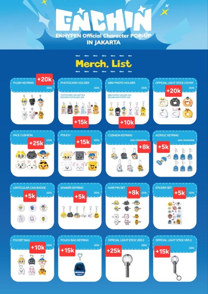 GObySparkle's tweet photo. SPARKLE GO OPEN JASTIP
ENCHIN ENHYPEN POP UP STORE ADA DI JAKARTA

📆 jadwal visit weekend (bisa kembali visit jika barang tdk secured &amp; ada yg kembali ikut nitip)
💸 Fee 5k - 25k (tergantung besar &amp; berat barang)
💳 Pay DP H-1 visit &amp; pelunasan sisanya setelah barang secured https://t.co/EVMJeWhYaP