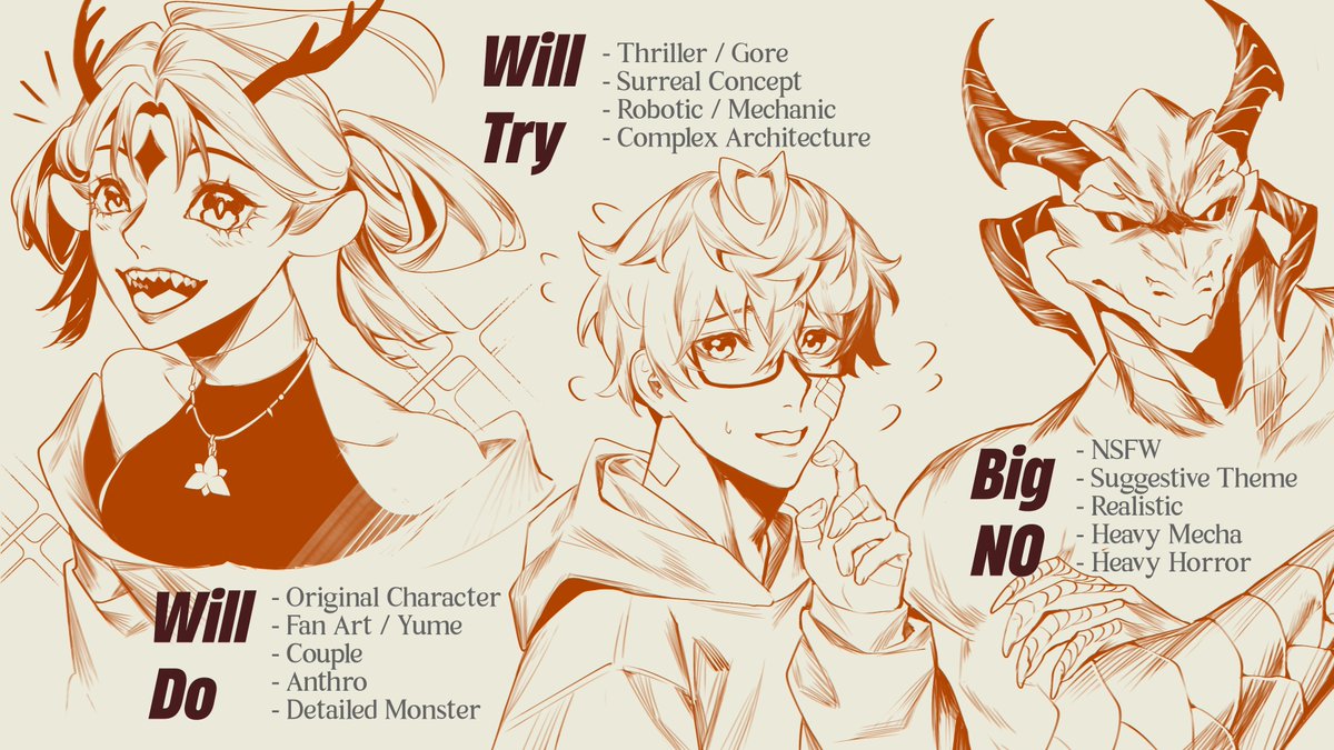 aerisabella's tweet photo. [🧡&amp;🔄 are very appreciated]

Hello! I'm open for commission
For locals and international
Current slot : 0/5

DISCLAIMER: My X DM are broken, so please contact me on discord, line, or email (@/aerisabella) (aerisabella@gmail.com)

#opencommission #artidn #zonauang #zonajajan https://t.co/U6ocyUJyi9