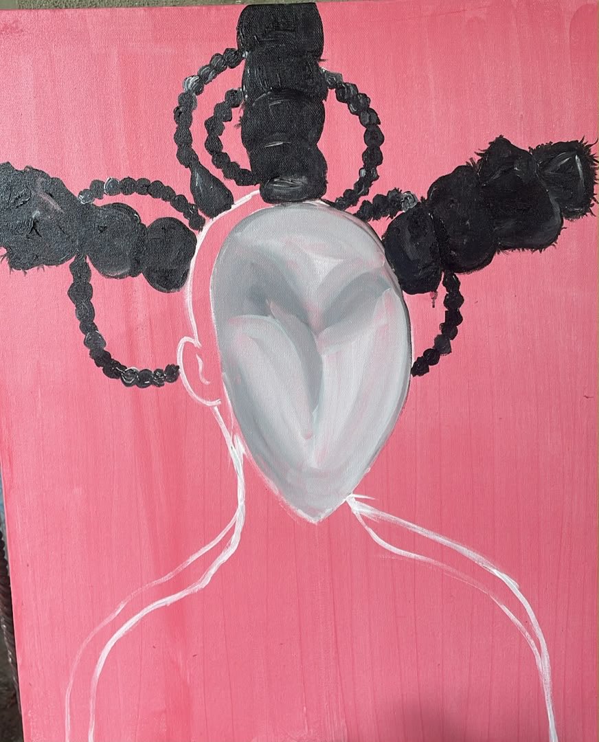 Alexis59068082's tweet photo. “Ada”.    24”30 Acrylic on canvas. https://t.co/As26PhXpcE