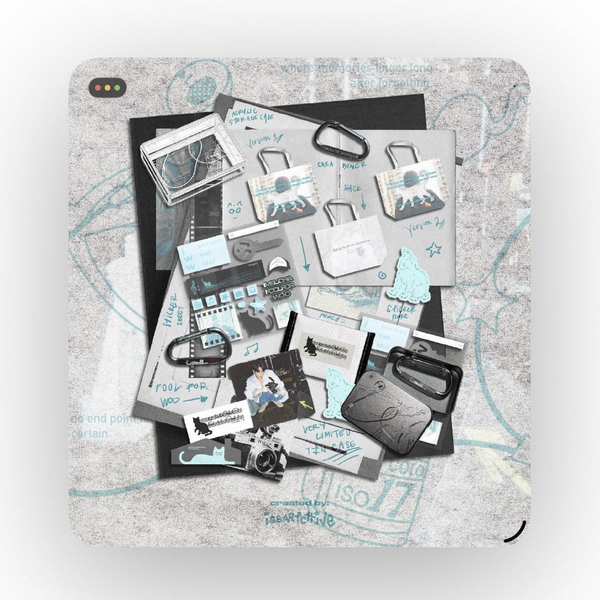 issartchive's tweet photo. [ PRE-ORDER ]

i'm such a fool for w⚯ 🐈‍⬛🛄🎼
by: @issartchive ⋆.˚

♬ PO: july 31 – august 6, 2026
 ♬ first 3 orders will receive an engraved tin case as a special pre-order gift 🎧 
♬ all orders will receive the "home" 
wonwoo sticker🏠

📹: https://t.co/fbiXK9Xegr https://t.co/o2EjQINn59