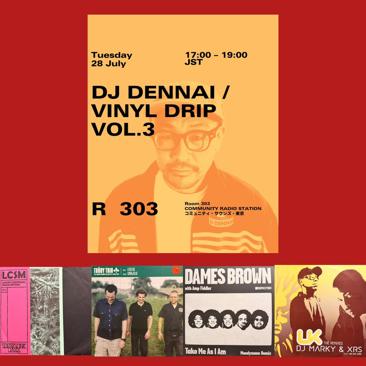djdennai's tweet photo. 【VINYL DRIP VOL.3】
TRACKLIST掲載しました！

https://t.co/zgeTECGYIo

#dancemusic #electro #clubmusic https://t.co/hi1fUuhTAR