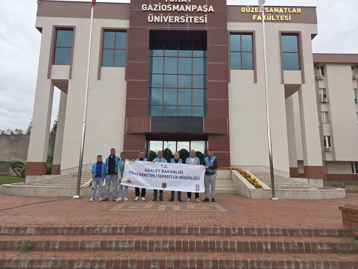 tokatdsm's tweet photo. Gaziosmanpaşa Üniversitesi ile  imzalanan iş birliği protokolü kapsamında yükümlüler tarafından,  GOP Üniversitesinde 27-31 Temmuz 2026 tarihleri arasında gerçekleştirilecek olan temizlik, bakım onarım ve çevre düzenleme faaliyetleri 31.07.2026 tarihinde de yapılarak tamamlandı. https://t.co/vCLxP7h0fG