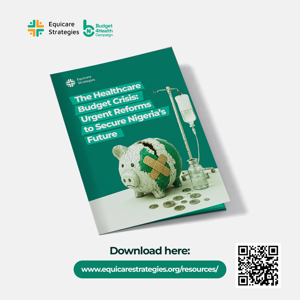 equicare_str's tweet photo. Our policy brief, "The Healthcare Budget Crisis: Urgent Reforms to Secure Nigeria's Future," is now available!
Explore key recommendations for strengthening healthcare financing in Nigeria.

Click the link below to read and download your copy. https://t.co/Tj7RQU6AjH