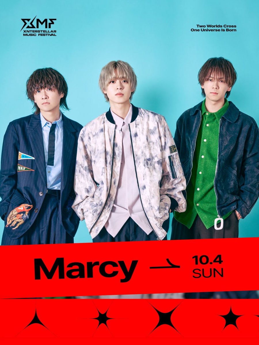 marcy0910's tweet photo. 【ライブ出演情報📣】
⋰
初の韓国でのライブ🎸
『Xnterstellar Music Festival 2026』
⋱
マルシィは10/4(日)に出演決定‼️

2026.10.4(日)
韓国・仁川パラダイスシティ📍

詳細はこちら！
https://t.co/3zsVOnSza3 https://t.co/8vMybPdIBM