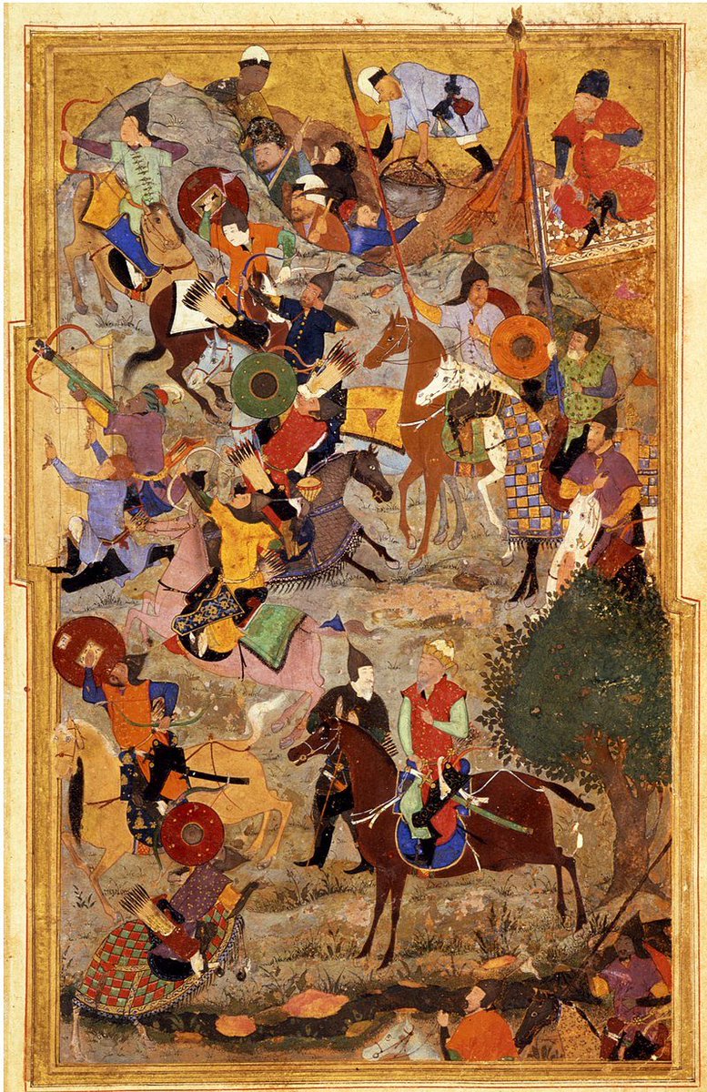 TurkHarptarihi2's tweet photo. Emir Timur'un İzmir'i Fethi

Haçlı donanmasının İzmir'i Aydınoğlu Umur Bey'den geri almasının ardından İzmir artık Latin şehri haline gelmişti.Şehir, Osmanlılar tarafından yedi sene kuşatılmasına rağmen bir türlü alınamamıştı. 1402'de Ankara Savaşı'nı kazandıktan sonra Anadolu'da bir müddet dolaşan Timur'a bir haber geldi :

"Burada bir kale var; Adı İzmir ve Frenk komutanlarının bulunduğu yerdir. Onların namusu buraya bağlı. Bugüne kadar onların çanını susturan kimse çıkmadı. Onun havra ve kiliseleri abad,mal-mülkü çok ve hazineleri dolu. Frenkler çeşitli yerlerden yağmaladıkları hazineleri buraya getirirler. Bugüne kadar onlar kimseye asla vergi ve haraç ödemediler. Daima müslümanlara karşı fitne fesat tertiplemişlerdir. Hiçbir padişah onları teshir etmemiş belkide pervasızlıklarına razı olmuşlardır... Emir Sahipkıran bu sözleri işitince gayret-i diniyyesi harekete geçti...Onlara birini gönderip İslama geçmeleri eğer kabul etmezlerse cizye vermeyi kabul etmelerini istedi. Fakat hiçbir şartı kabul etmediler.Kale kumandanı Mahnus(Munte) adlı biri idi. Hükmü altında bulunan yerlerden askerler ona yardıma geldiler. Yaklaşık iki bin mükemmel donanımlı zırhlı süvari kalede toplandı. Durum Emir Sahipkıran'a bildirilince hemen atına atlayıp ordusuyla birlikte yola koyuldu." (Nizameddin Şami-Zafername)

Kalenin üç tarafı deniz olduğu için kuşatma tek taraftan yapılmak zorundaydı. Emir Timur kuşatmanın başarıya ulaşması için deniz tarafından da saldırılması gerektiğini anlamıştı. Bu mahzuru ortadan kaldırmak için askerlerini emir vererek kalenin liman girişine kazıklar çaktırıp, askerlerine taş taşıtarak denizi doldurttu. Sabah başlayan faaliyet akşama bitmişti. Emir Timur, böylece kuşatma için alanı büyütmüştü. Suya çakılan kazıklarla, taşlardan oluşturulan setten kalenin duvarına kadar taarruzda kullanılacak iki köprü yapıldı. Binlerce kişi de kalenin kara surlarının altını kazıp, burayı ağaç kütüklerle takviye ettiler. Daha sonra ağaç kütüklerini ateşe verdirerek hepsinin birden çökmesini sağladılar.(Erhan Afyoncu)

Taarruz başladıktan kısa süre sonra İzmir düştü. Limandaki gemiler ateşe verilmekten son anda kurtuldular. Timur, şovalyeler ve yerel halktan olan bin kadar esirin kafalarını kestirip piramit yaptırdı. Bu sırada kaleye yardım için birkaç hristiyan gemisi geliyordu.Fakat geç kalmışlardı.Timur kestirdiği kelleleri mancınıkla gelen gemilere fırlattı. Bunun üzerine onlar da kaçtılar.
Timur'un bu zaferi önemlidir. Kale haçlıların Anadolu'daki karakolu olarak kullanılıyordu. Timur'dan sınra İzmir birkaç defa daha el değiştirdiysede 1424'de II.Murad tarafından kesin olarak fethedildi