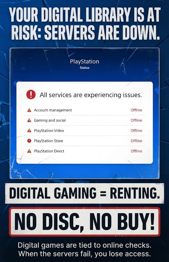 2BlueRose4's tweet photo. @Genki_JPN "game environment being stable" Sure thing mate #BoycottPS #NoDiscNoBuy #PSBoycott #PSBlackout https://t.co/gdftE1uocc