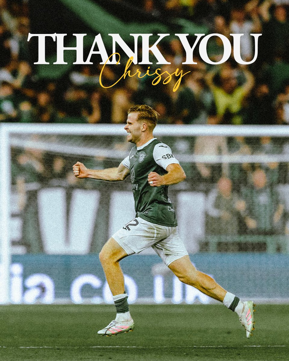 HibernianFC's tweet photo. Thank you, Chrissy! 💚