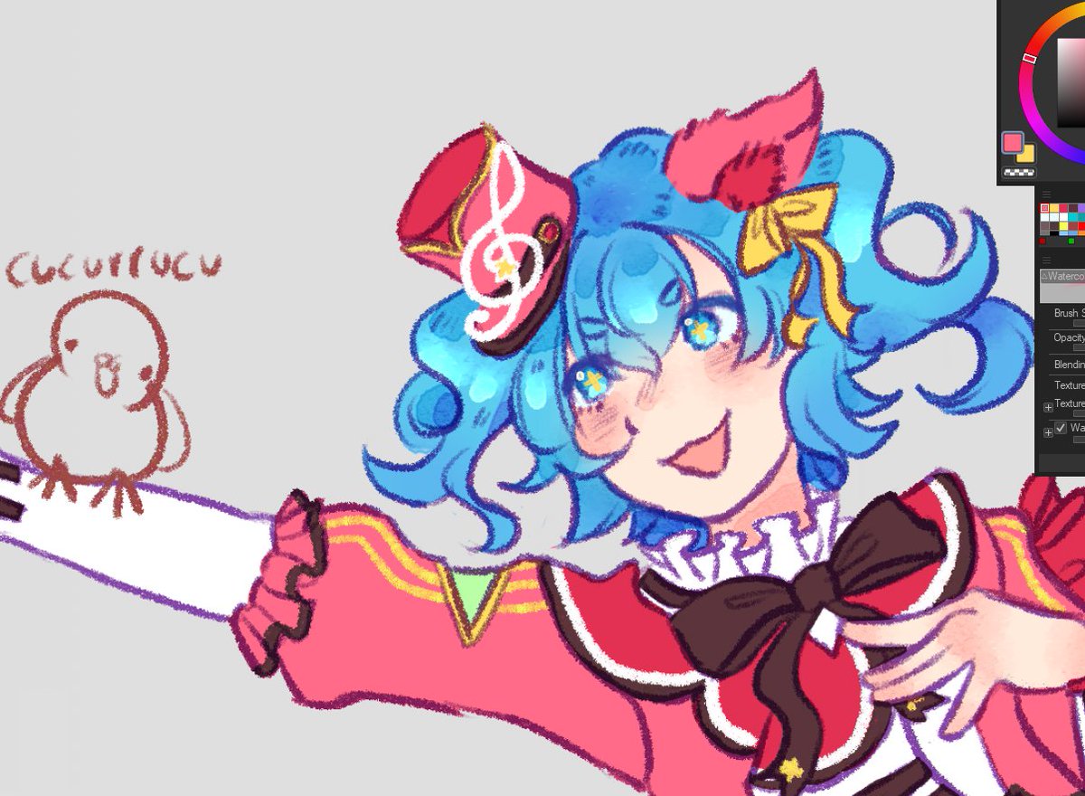 rayisfluffy's tweet photo. my friend said she looks like she's calling pigeons https://t.co/fRu39kGcwU