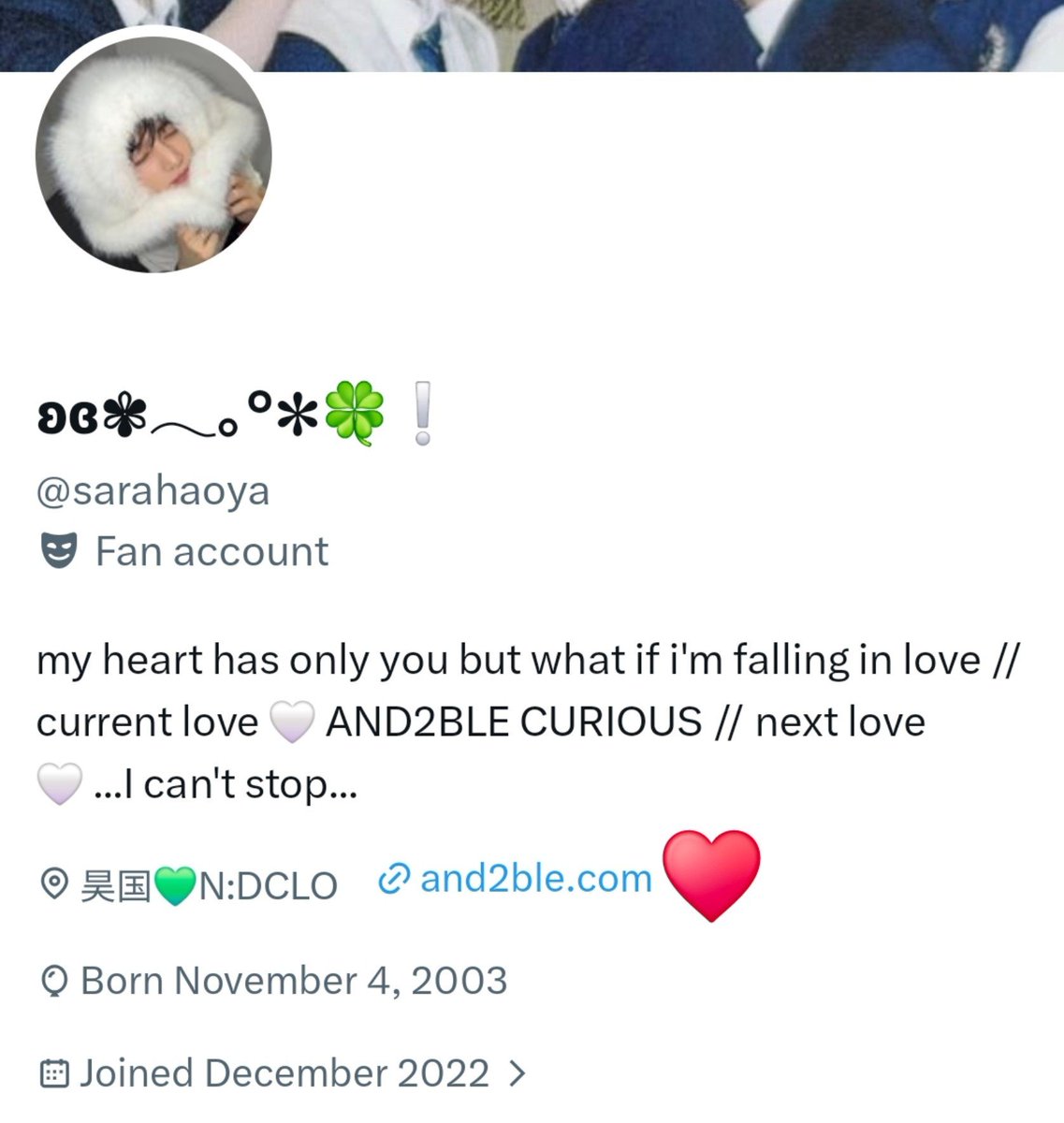 sarahaoya's tweet photo. sorry guys my zhang hao invented N:DCLO
even personally phoned the ceo to get it approved
since that is what he wanted...

I AM IN THIS N:DCLO SHIT FOR LIFE🔥 https://t.co/RnTIqEC3sE