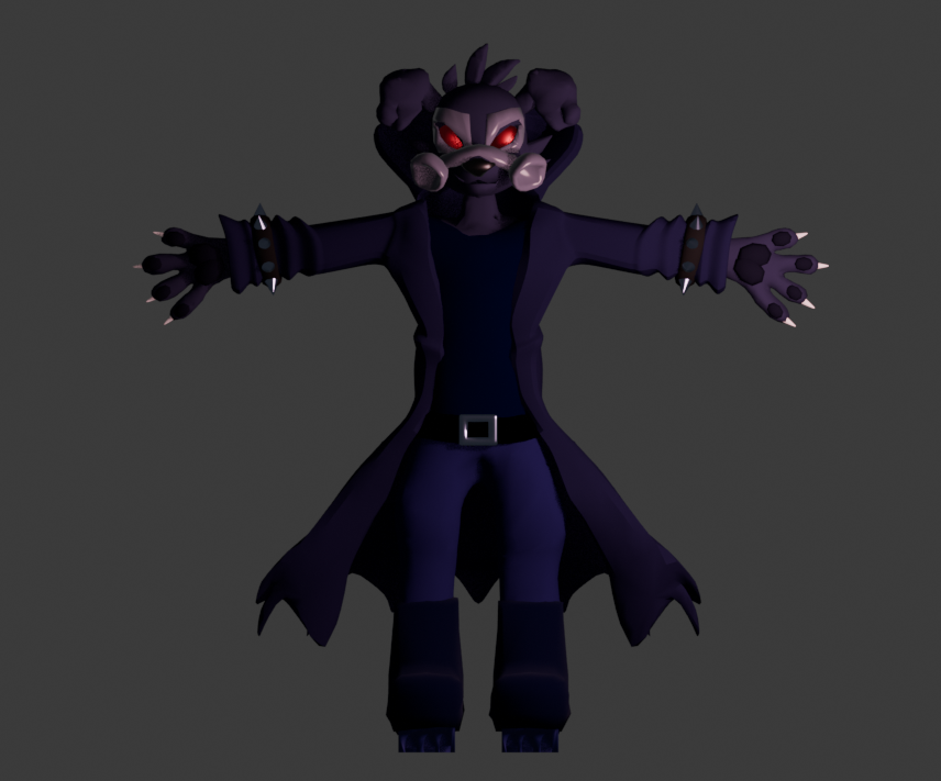 sea_cryptid's tweet photo. First enemy NPC for Feral Mind is taking shape 👹
From base mesh to full texture, spikes, gas mask, glowing red eyes and all.
#gamedev #indiedev #3dmodeling #screenshotsaturday

Enemy_1_NPC https://t.co/0caCap2FW1