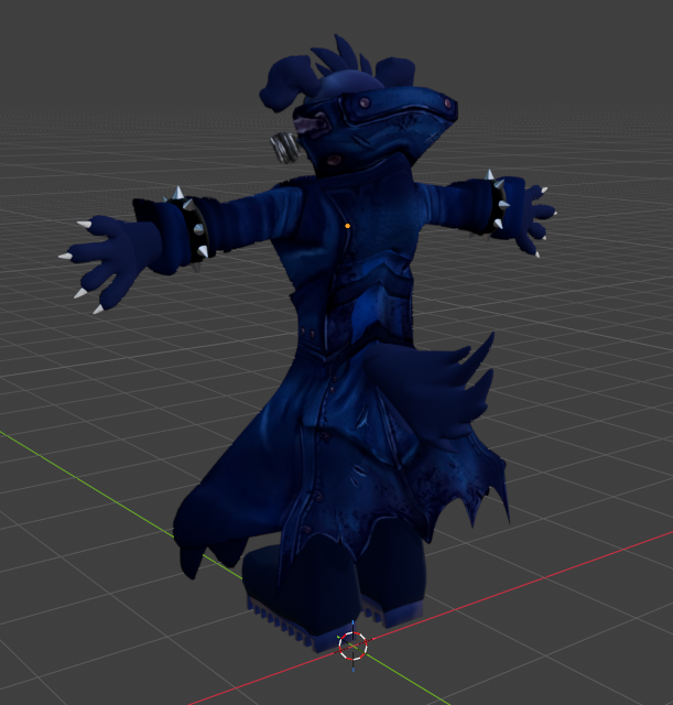 sea_cryptid's tweet photo. First enemy NPC for Feral Mind is taking shape 👹
From base mesh to full texture, spikes, gas mask, glowing red eyes and all.
#gamedev #indiedev #3dmodeling #screenshotsaturday

Enemy_1_NPC https://t.co/0caCap2FW1