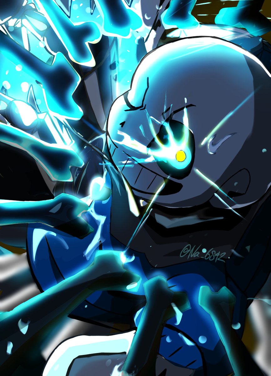 Na_6842's tweet photo. Sans‼️（再掲）
#sans #undertaleㅤ https://t.co/nobioGpKMh