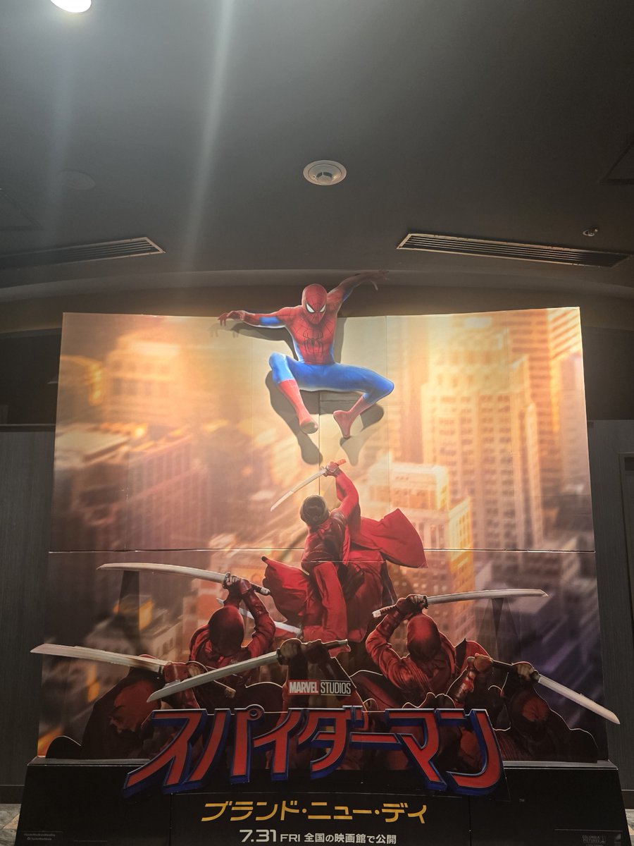 ayayagi's tweet photo. 2本目は DolbyCinemaで スパイダーマン：ブランド・ニュー・デイ https://t.co/KH2izFIIu2