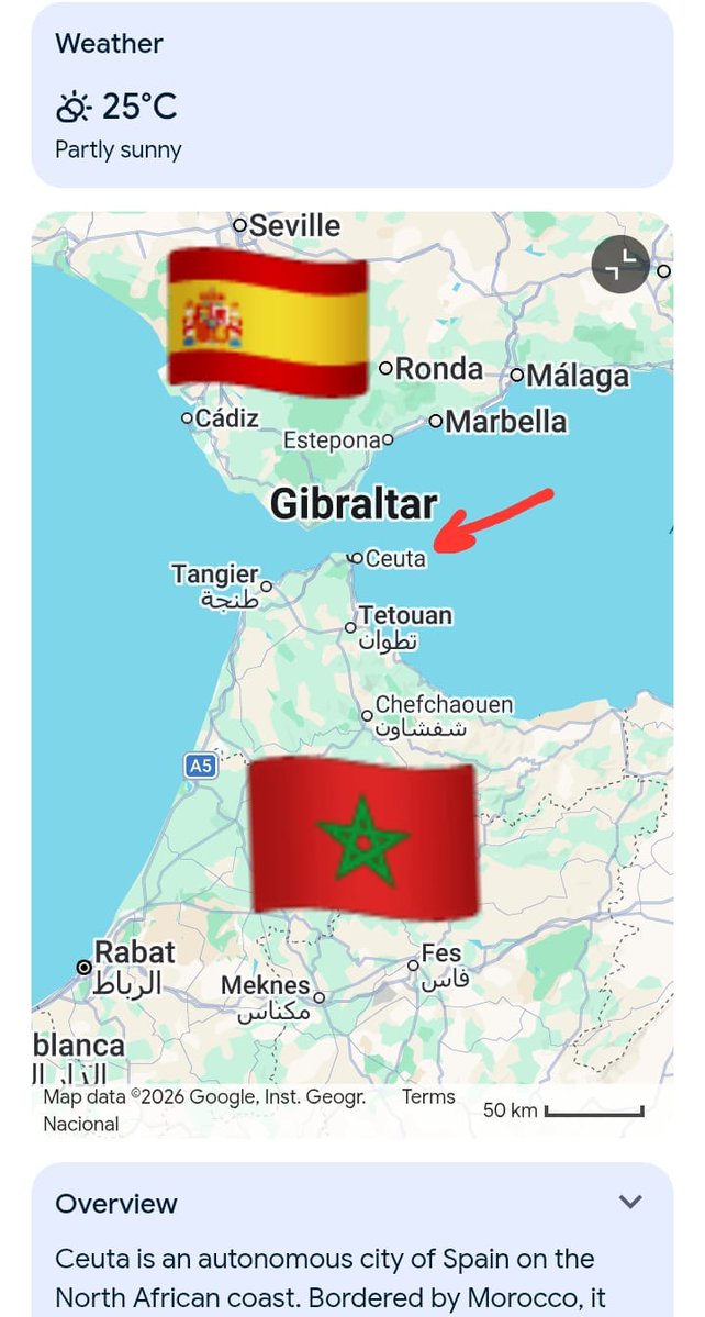 Bob_cart124's tweet photo. Geez, the media is going apoplectic as if hoards of Moroccan men are invading Spain. 🇪🇸🇲🇦

In reality, they never left the African continent LOL! 😂 

Just give Ceuta back to Morocco already and stop the hysteria. https://t.co/SxFxsPWVxR