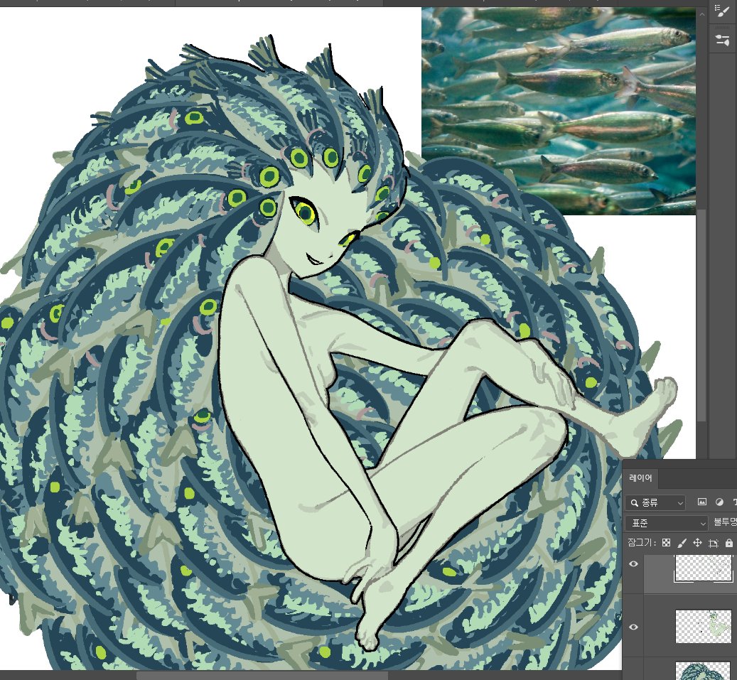 ghost_cursor_'s tweet photo. 물고기 소녀 OC https://t.co/q3URDR9UkM