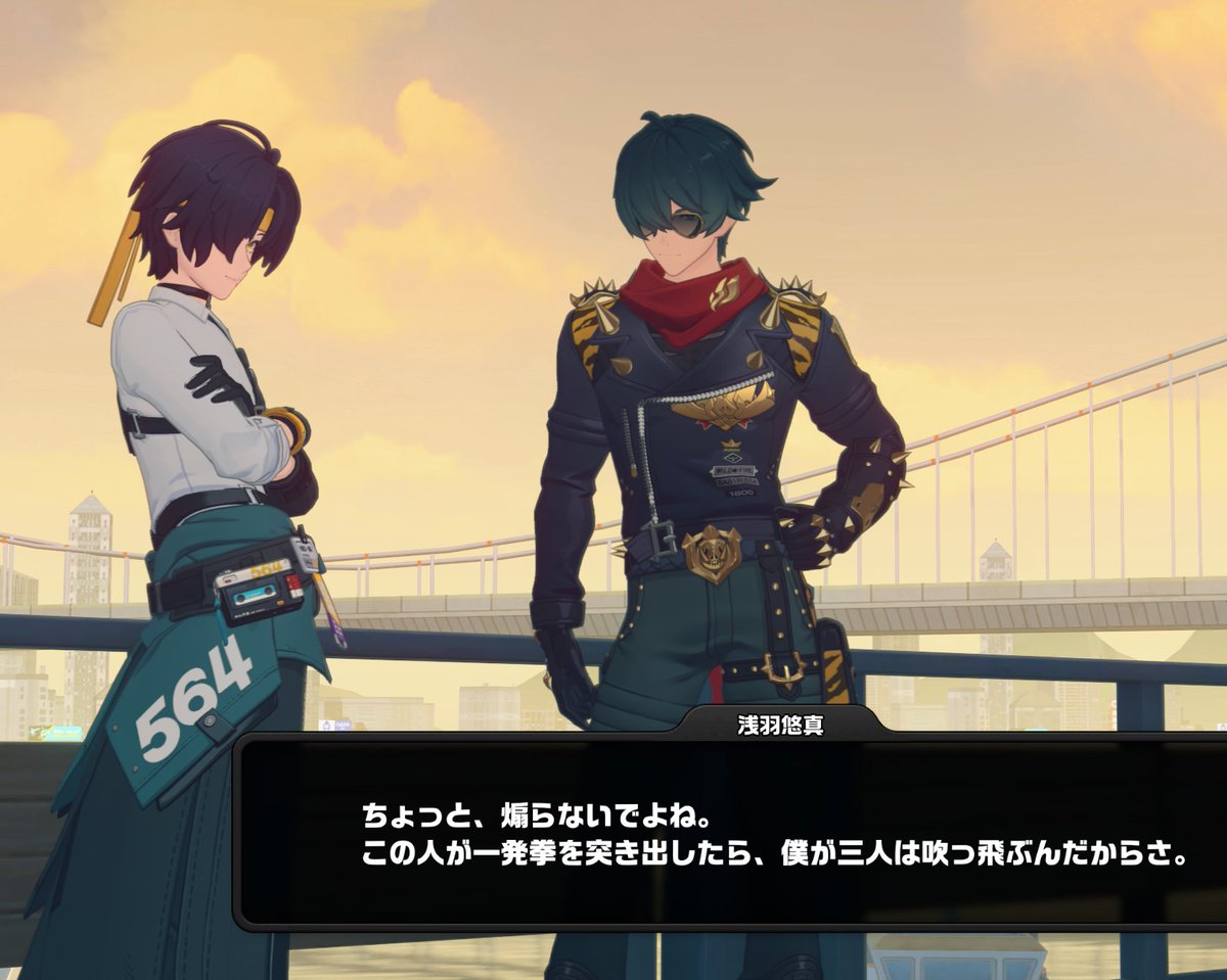 metapg_wip's tweet photo. この二人で喋ってると、こういうちょっとウィットに富んだ会話してくれるから好き https://t.co/hotS4U8BR0