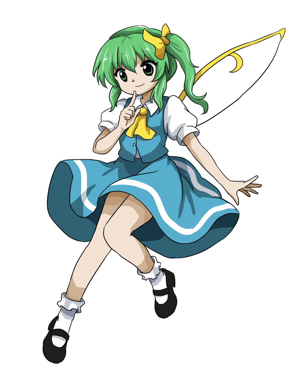 Th_yumenikki's tweet photo. 大妖精
#ZUN絵風 https://t.co/qrTRjv4mUq
