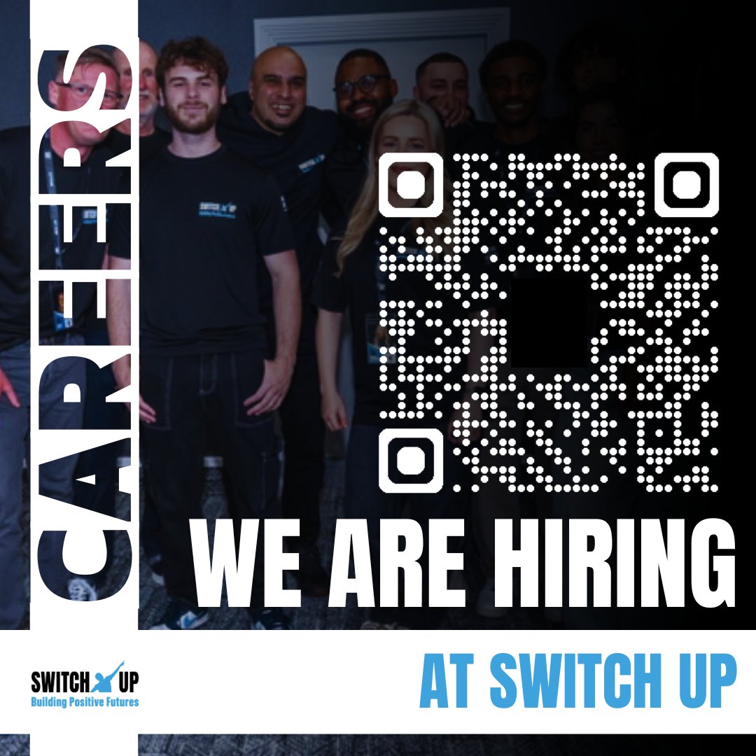 SwitchUpNotts's tweet photo. We're Hiring - Come and Join Team Switch Up! 🚀

Are you passionate about changing lives and creating brighter futures for young people?

View all current vacancies on our website by scanning the QR code or clicking the link below:

🔗 https://t.co/RygzLBZi6f 

#SwitchUp #Hiring https://t.co/2HzROngATV