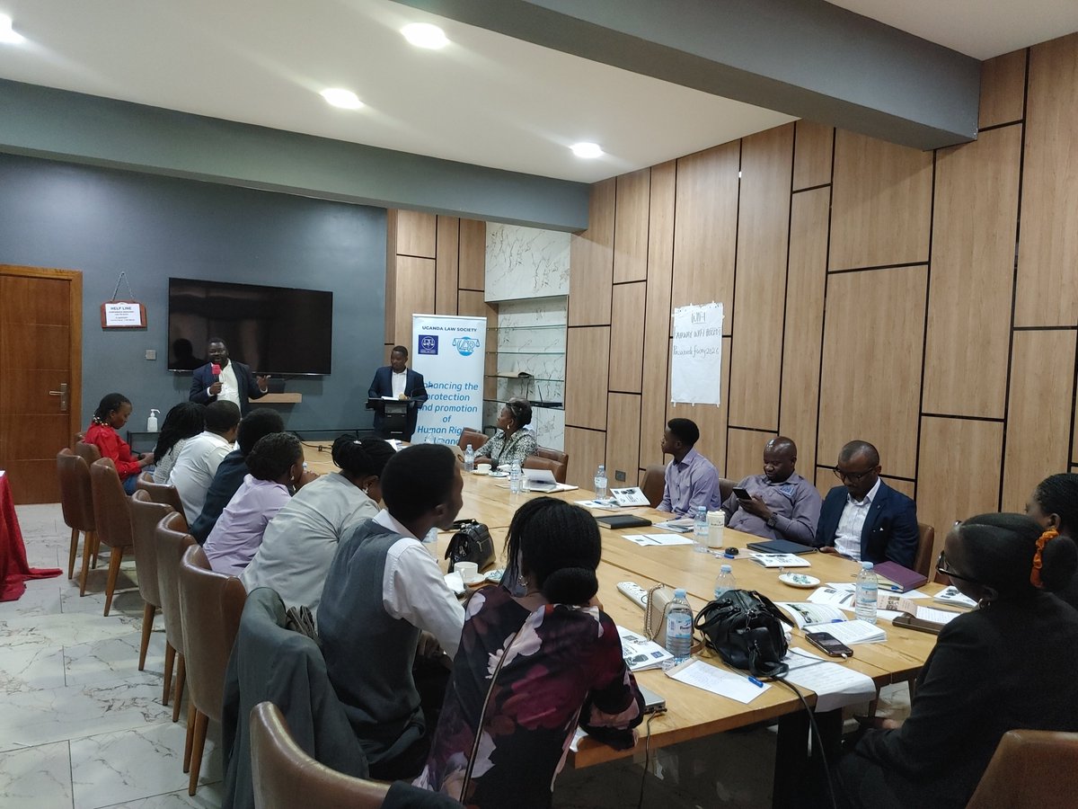 Justice_Centres's tweet photo. JCU takes part in the launch of the @ug_lawsociety Policy Brief on Freedom of the Press in Uganda.

JCU is pleased to be part of this important event aimed at strengthening freedom of expression, access to information, and the media's role in promoting justice and accountability. https://t.co/SsRIyagm5h