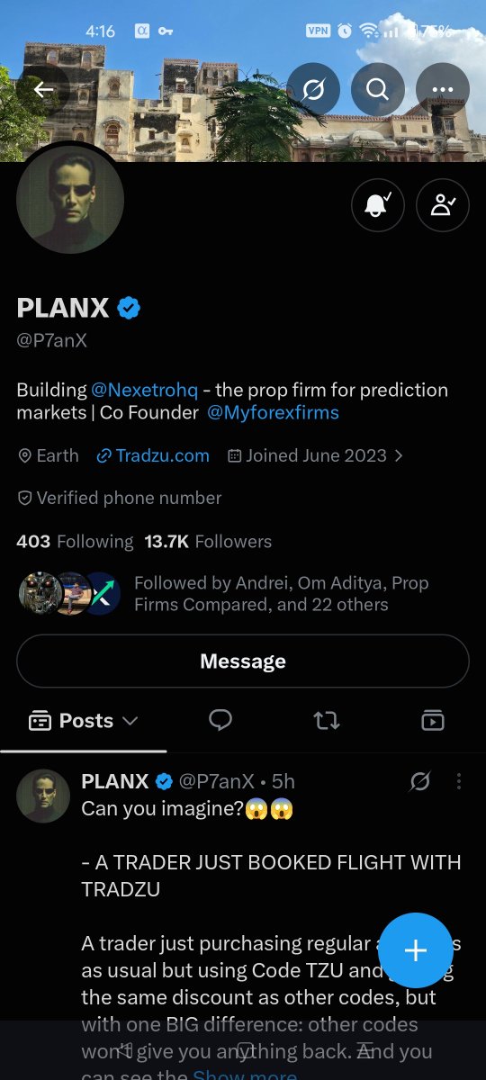 AndreW418667's tweet photo. @P7anX @fnfutures @Galib_FN 95% Profit Split on FundedNext Flex
It's time to FLEX 😎🤝 https://t.co/JX3MomwvKh