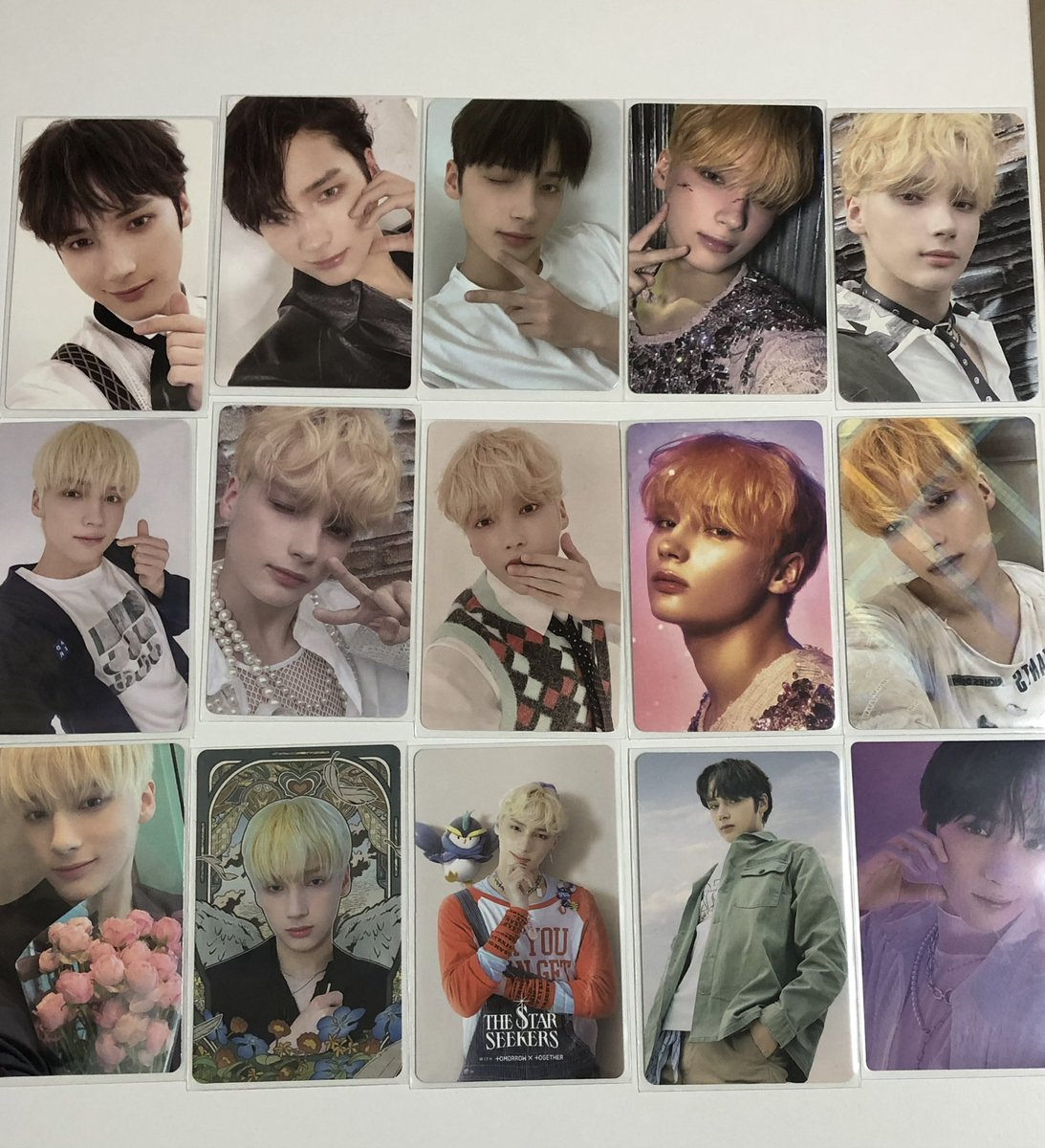 Ka12_fk's tweet photo. treasure交換　TXT交換
トレカ

譲）画像1-2 枚目　txt🐰🧸🐿️🐧
求）画像3枚目　treasureジフン🐶トレカ

他グルではありますがお気軽にお声掛けください

郵送＞ザステ福岡8/23での交換希望 https://t.co/JWoA4yUs6G