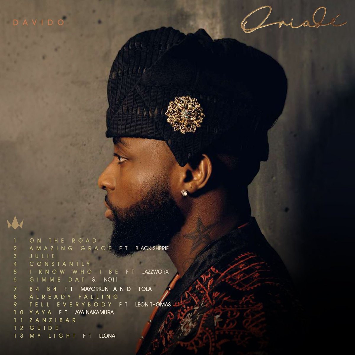 officalnamdoski's tweet photo. Congrats OBO Album Of The Year. 
#Oriadé 
#davido 
Julie, yaya, amazing grace etc🔥 https://t.co/CLIKgo1loo