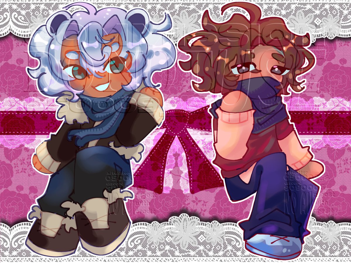 050009_s's tweet photo. chibi commission for @Yonluz_ ^—^

no my art comms arent open yet cough coinmonke cough.... but i will soon i swear just let me finish setting it up https://t.co/di9BSEfmIk