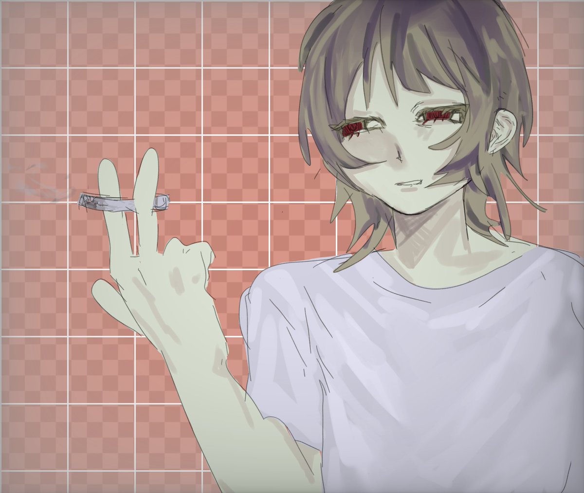 makutashi's tweet photo. #今月描いた絵を晒そうㅤ 
 #イラスト
結構描いたね https://t.co/V7IQ3ku7RH