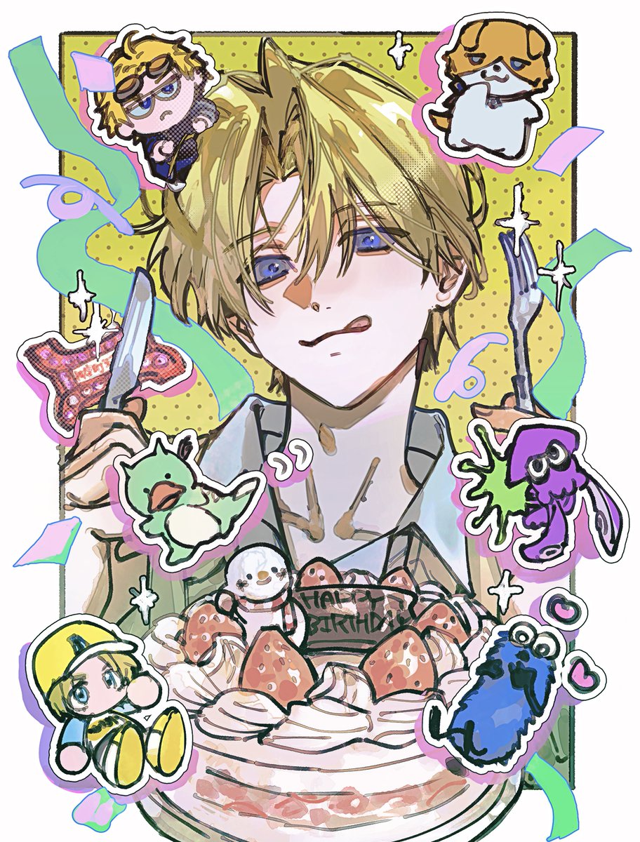 miso00sen's tweet photo. 💛🎉💚🎂🩵🎁🩷
 #エビオ誕生日スペシャル https://t.co/u1J2FdgvDL