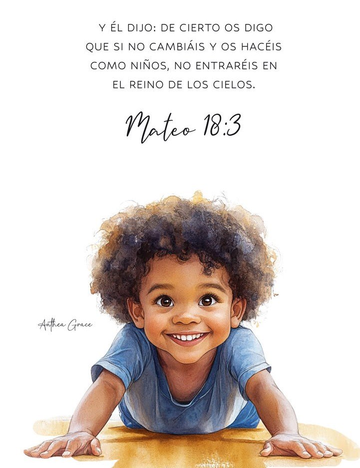 GPherez's tweet photo. Ser como niños es reconocer que no podemos salvarnos solos, es confiar por completo en Dios como un niño confía en sus padres y abandonar el deseo de ser el más importante o poderoso. Es humildad total, dependencia constante y no orgulloso. https://t.co/MOfHTIo2Jq
