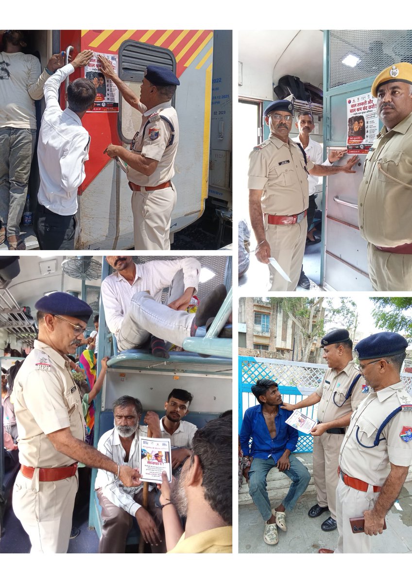 gsvs14's tweet photo. विश्व मानव तस्करी निषेध दिवस के अवसर पर ग्रामीण एवं सामाजिक विकास संस्था (GSVS) द्वारा पाली जिले के रेलवे स्टेशन एवं जोधपुर जिले के स्थानीय केंद्रीय बस स्टेशन पर जन-जागरूकता अभियान आयोजित किया गया।
Child Helpline: 1098/1800-1027-222
#WorldDayAgainstTraffickingInPersons https://t.co/OmjIh691FF