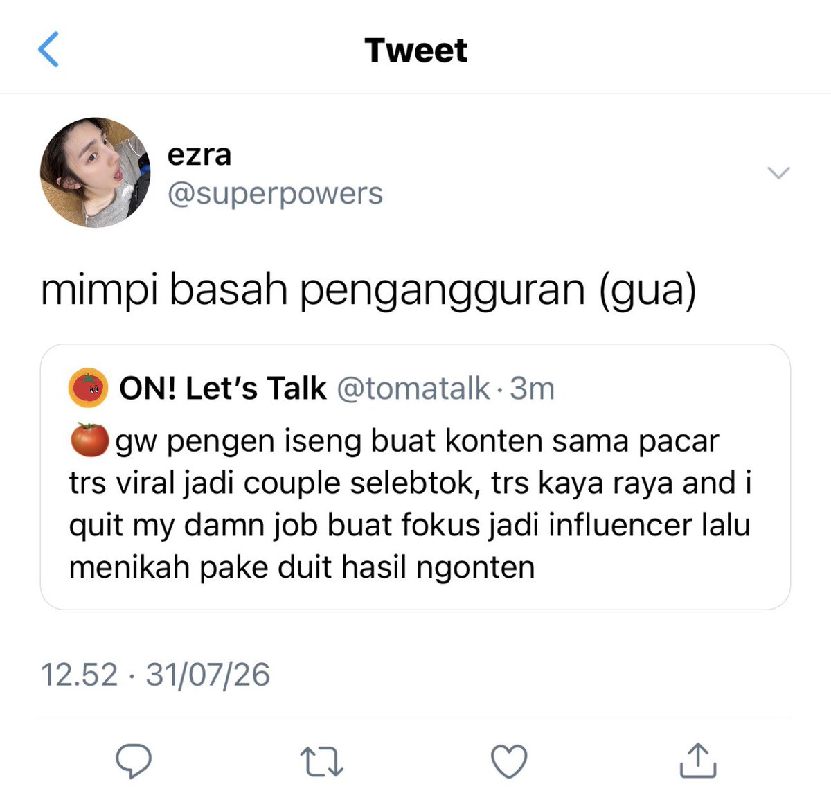 indomikayla's tweet photo. We’re NOT a couple katanya 
#marhoon few tweets au https://t.co/7dbw7uoyR7