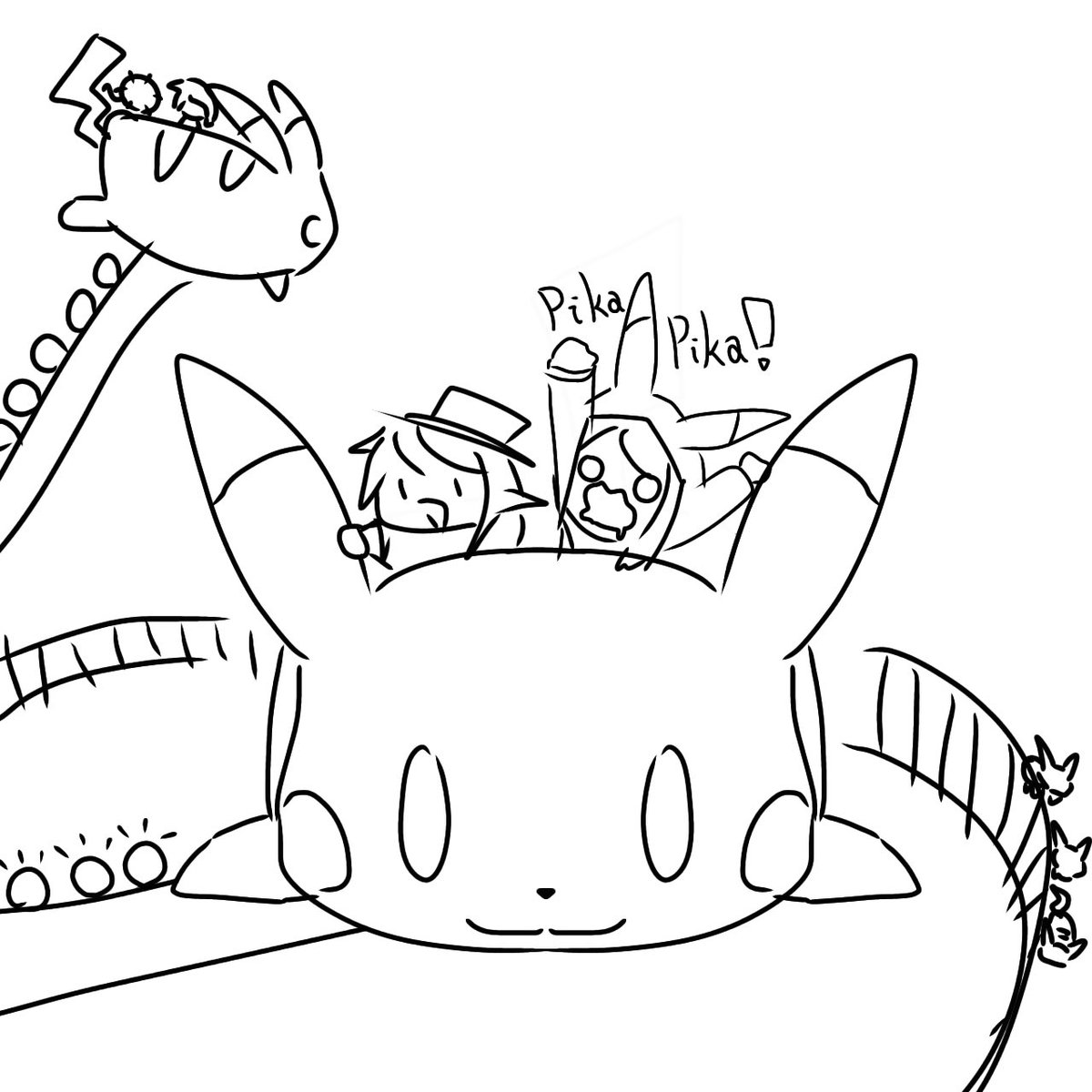 fp_gracia's tweet photo. ポケパーク脱出ゲームレポ絵！
+ALTに説明書いときます
1.表紙
2.ゴンドラからの景色
3.あらぶるあらぶる
4.ピカピカパラダイス https://t.co/iHGYLtD8kv