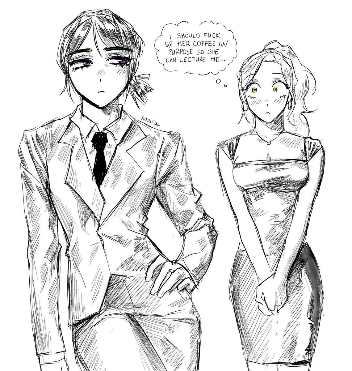 roriful's tweet photo. CEO x secretary 
#mizisua https://t.co/b8MafRnMsl
