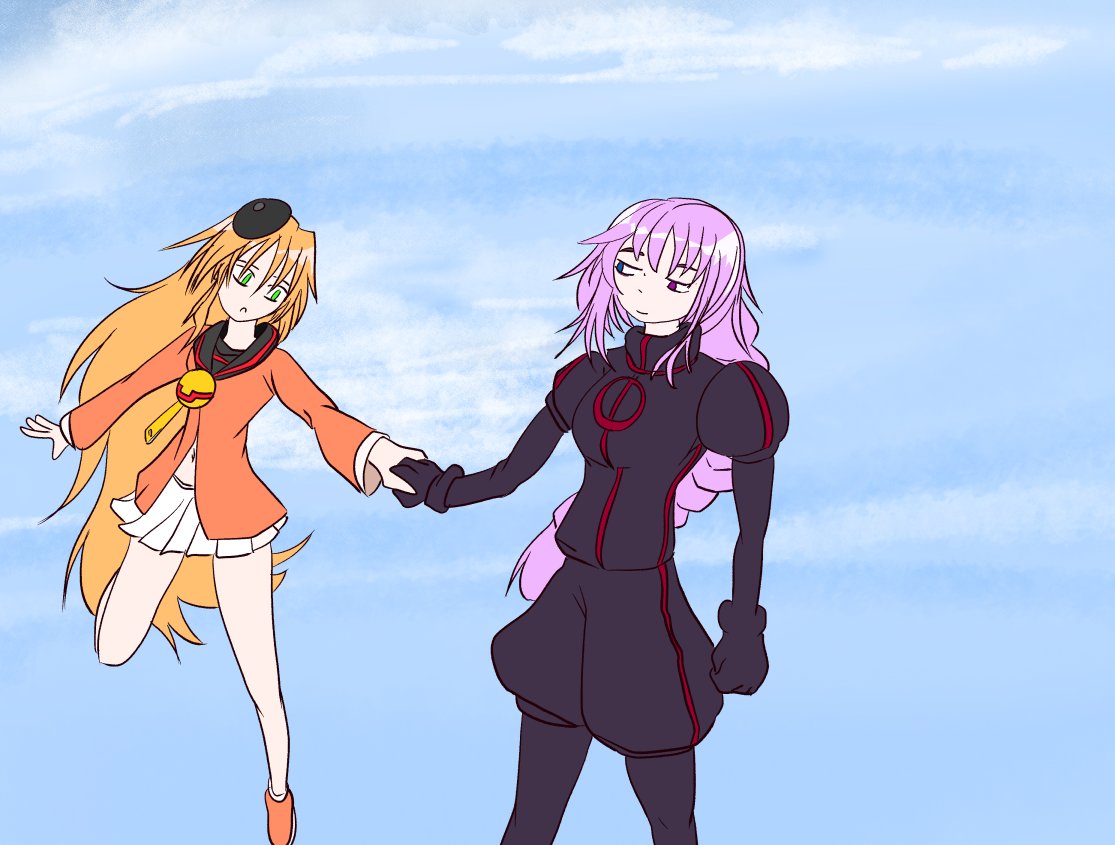 Dreamlanota_18's tweet photo. "Wait, they're teaming together! At this moment, they're shooting every target." - Sakura.

Art by @PhleBuster 

#Sora 
#100oj
#Fossilmaiden 
#HellSinker 
#artwork 
#digitalart https://t.co/QVzXCEP3hT