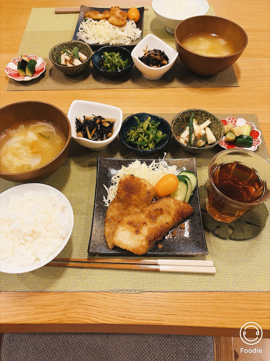 yurisyo's tweet photo. 今日の晩ごはん

#晩ごはん
#おうちごはん
#献立 https://t.co/8xWajNQfHI