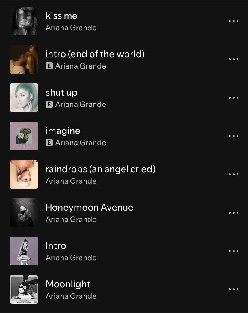 jennieslana's tweet photo. which ariana album opener are you choosing? https://t.co/hGg3QniRpN
