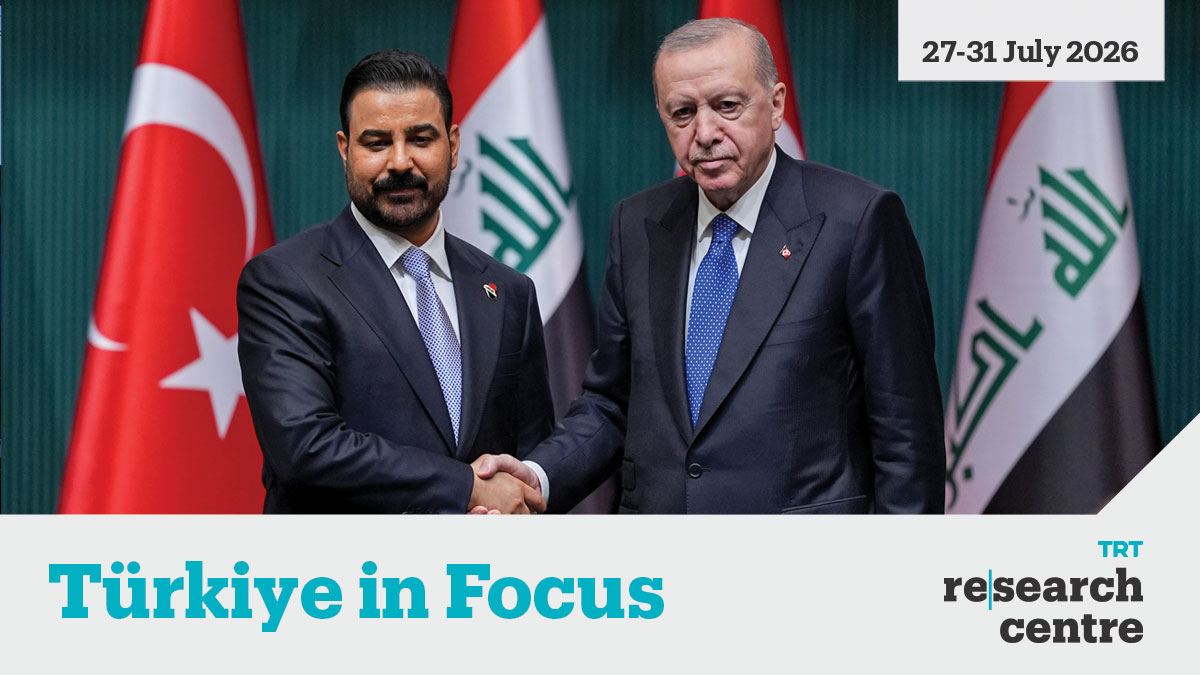 TRTWorldRC's tweet photo. Ankara and Baghdad advanced strategic cooperation this week, with our researcher Burak Elmalı assessing the significance of the agreements. Meanwhile, Türkiye's opposition continued to fragment as the CHP adjusted to the Yeni Parti split and the Future Party formally dissolved. @sevimomer_  and @Burak_elmalii wrote: 
Read this week's Türkiye in Focus: https://t.co/IUZ8hCRuW8
