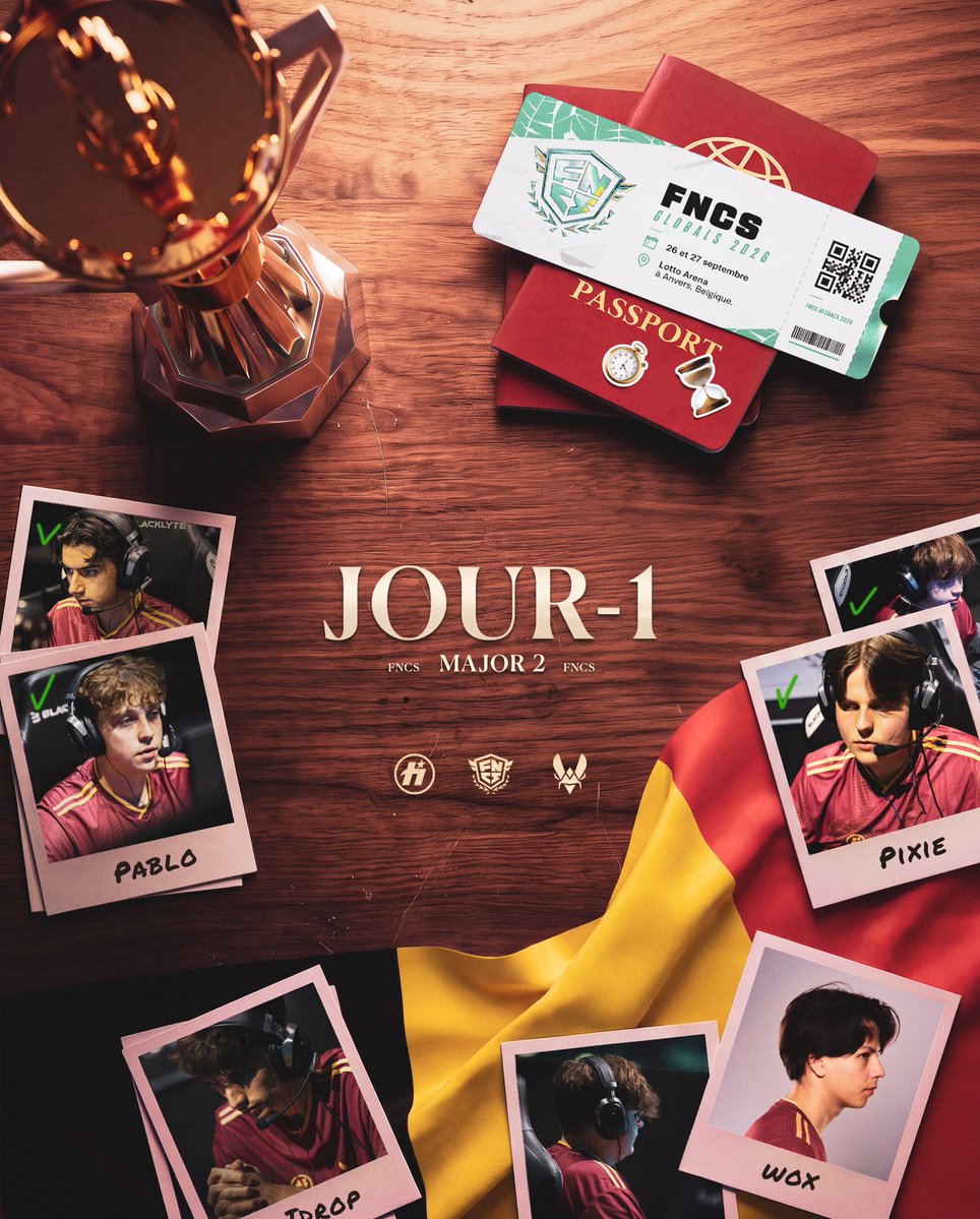 HvKGGs's tweet photo. J-1 avant la Grande Finale ⌛️

Deux jours de compétition et deux objectifs : être sacrés Champions d’Europe, mais aussi avoir tous nos joueurs qualifiés pour la Coupe du Monde en Belgique 🇧🇪

Rendez-vous dès demain à partir de 16H pour le début du Major ! #HVKWIN https://t.co/JhBfLenVHK